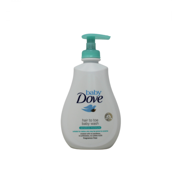 Dove Baby Wash Head-to-Toe Sensitive Moisture 400ml